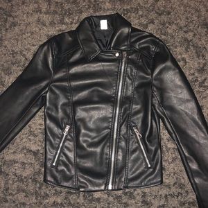 H&M faux leather jacket